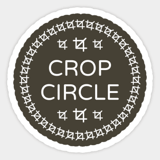 Crop Icon Circle (Version 2) Sticker